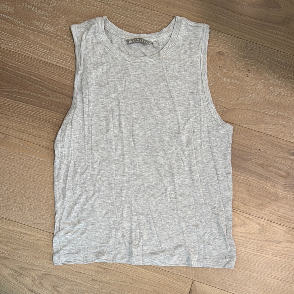 Gray Sleeveless Top